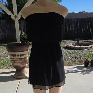 Express Elegant Black Off-Shoulder Dress